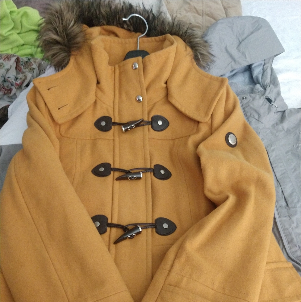 Calvin klein, wool pea coat